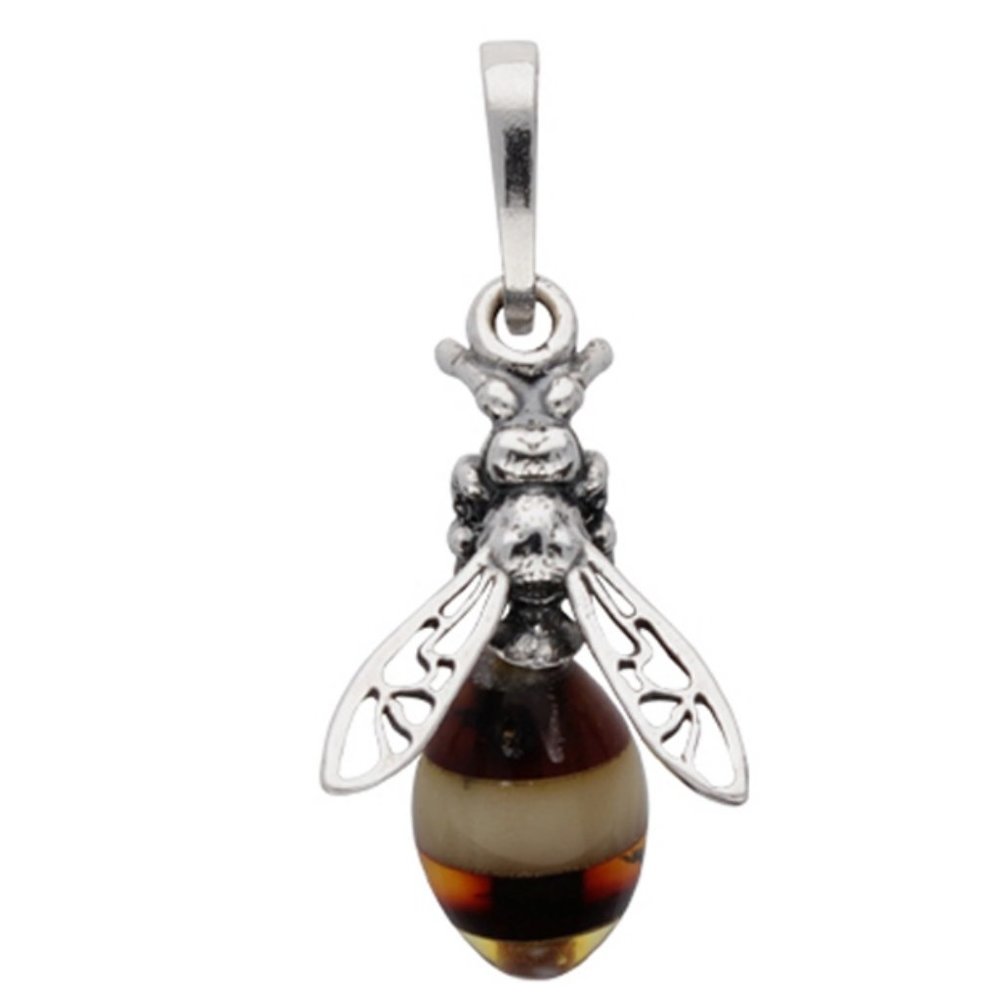 Baltic Amber Bee Pendant